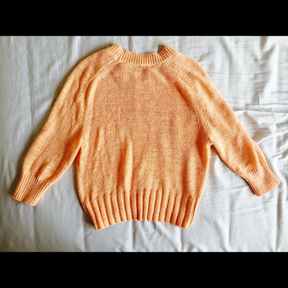 GAP Salmon Color Raglan Sleeve Sweater - Picture 4 of 4