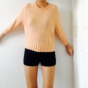 GAP Salmon Color Raglan Sleeve Sweater