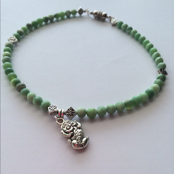 Green Adventurine Ankle Bracelet