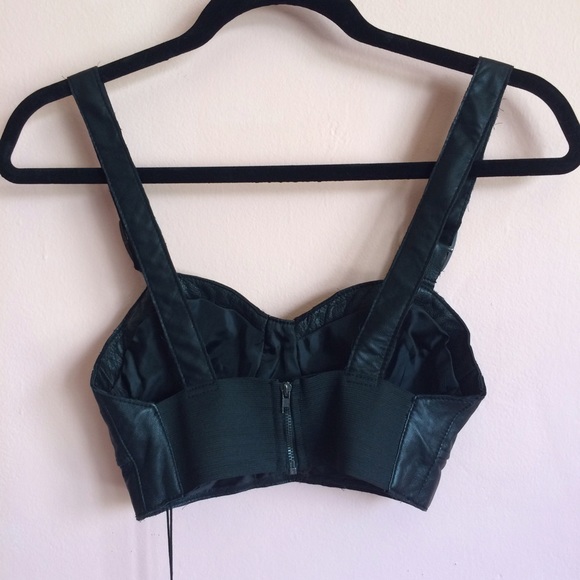 Kill City Buckled Leather Bustier - Picture 3 of 3