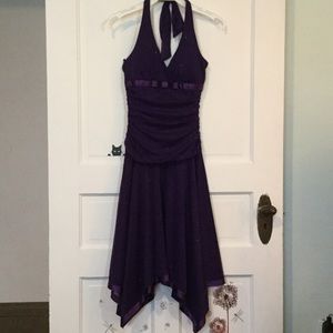 Purple homecoming dress