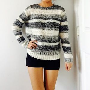 NWOT CYNTHIA POWLEY Horizontal Strip Sweater