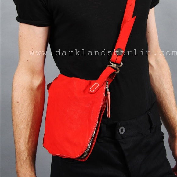 Boris Bidjan Sabari "Heimat" small bag in red