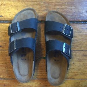 Black Birkenstock Arizona Sandals