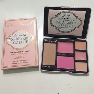 BNIB Too Faced No Makeup Makeup Palette
