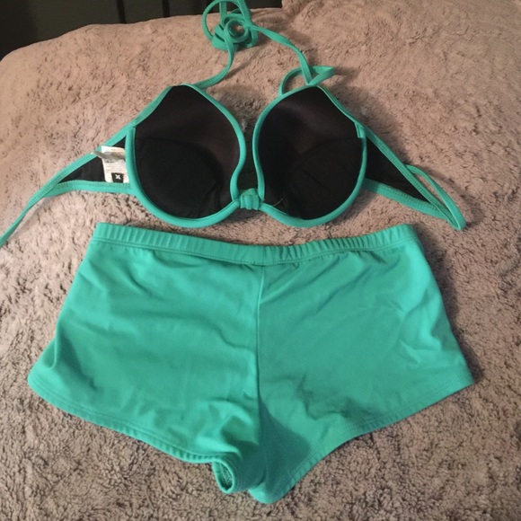 🔴FINAL🔴Hurley Mint Swimsuit 2 pcs - Picture 3 of 4