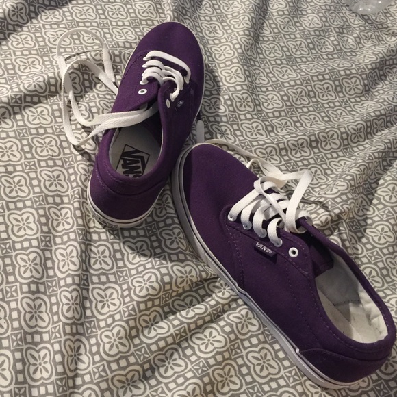 Purple vans new size 6