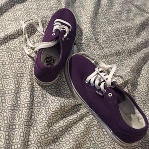 Purple vans new size 6