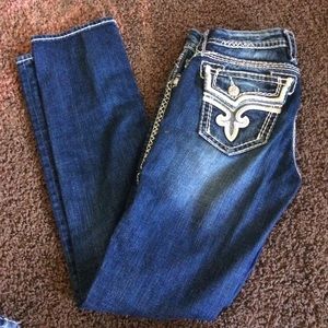 Rock revival 27 boot cut medium wash jeans