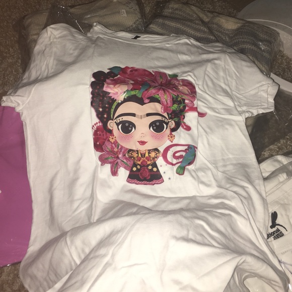 Frida kahlo cartoon fashion top
