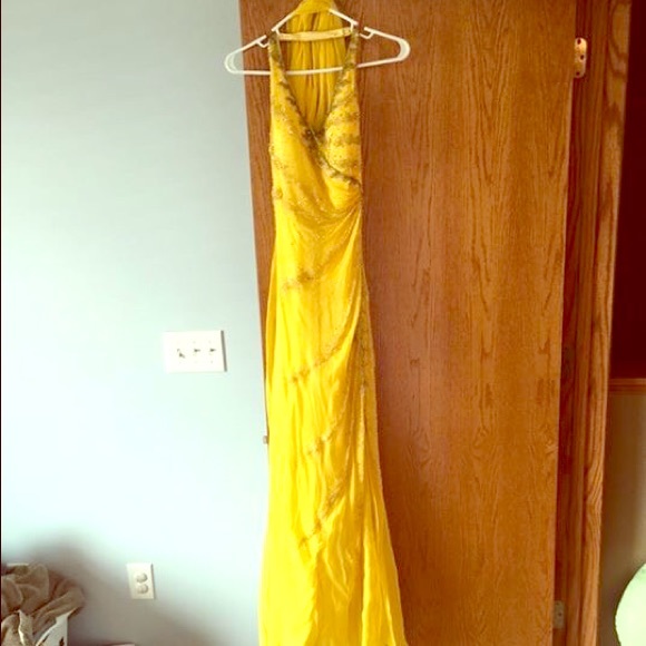 Beaded formal dress