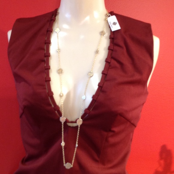 Anna Beck, 36" Gili Necklace, SS & 18k Gold Plated