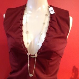 Anna Beck, 36" Gili Necklace, SS & 18k Gold Plated