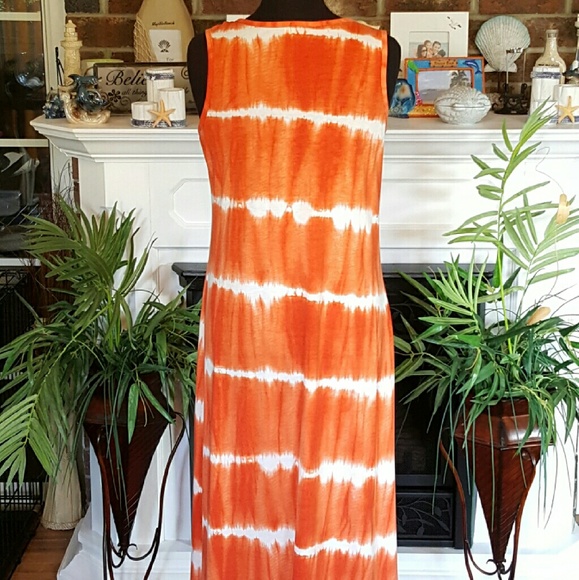 🔴"Tropicana" Tie Dye full length Maxi - Picture 3 of 4