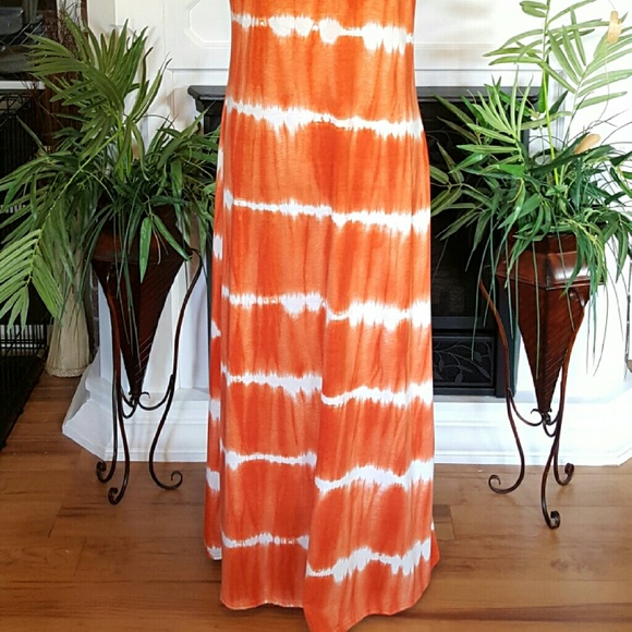 🔴"Tropicana" Tie Dye full length Maxi - Picture 4 of 4