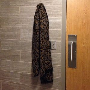 Cheetah print scarf