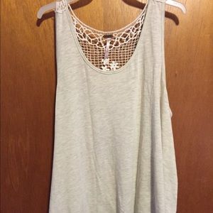 Loose fitting tank top.