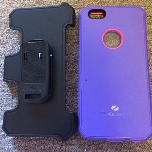Rugged case with belt clip for iPhone 6 Plus