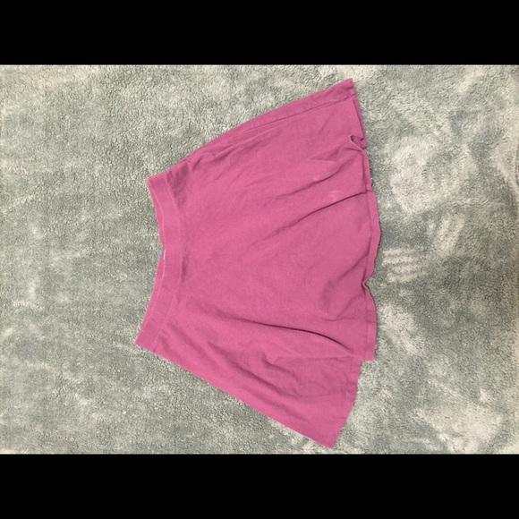 F21 magenta colored skater skirt