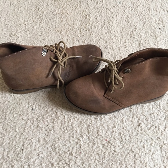 Brown Combat Sneakers - Picture 2 of 4