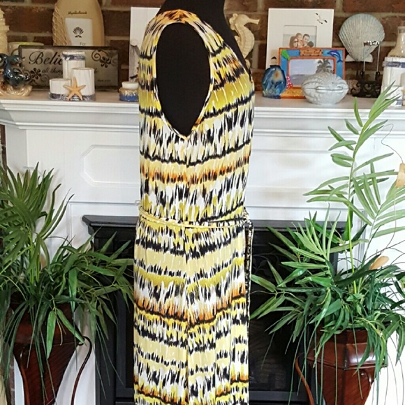 🔴"Tiger Sunrise" Full Length Maxi Dress - Picture 2 of 3