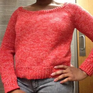 Off the shoulder sweater