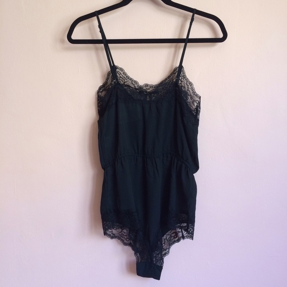 Nasty Gal Nightscape Lace Romper - Picture 3 of 3