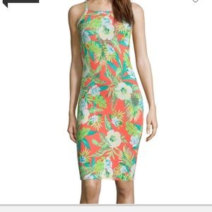 Midi Pencil Body Con Tank Dress