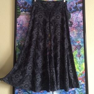 Psychedelic Bell Bottom Palazzo Pants