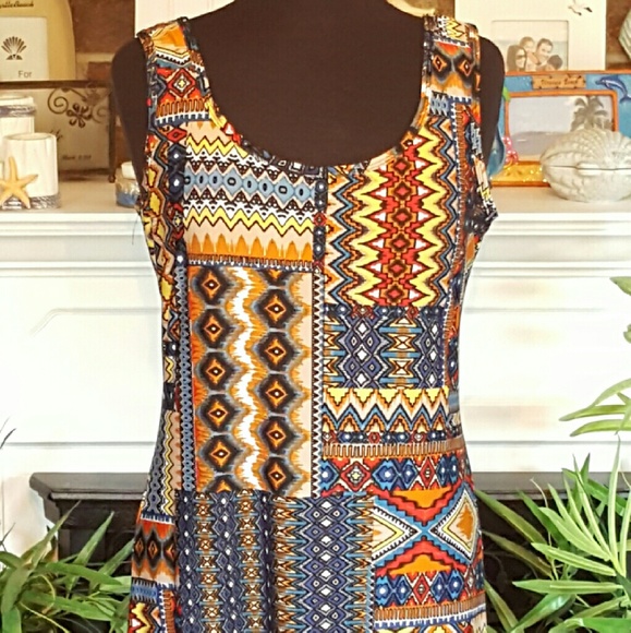 🔴"Mis Bhavin" Full Length Maxi Dress - Picture 2 of 3