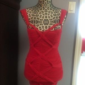 Sexy peak a boo dress