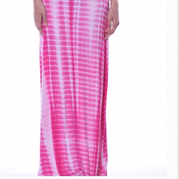 🎉HP🎉Pink Tie Dye Maxi Skirt - Picture 2 of 4