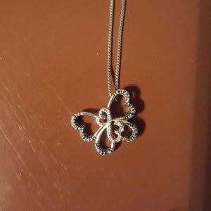 Open heart necklace