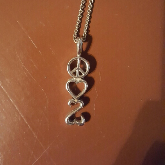 Open heart necklace
