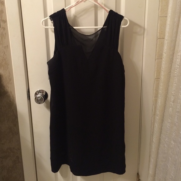 Black mini dress