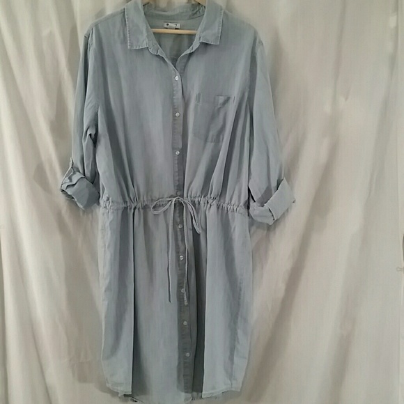 Old Navy Chambray Draw String Dress