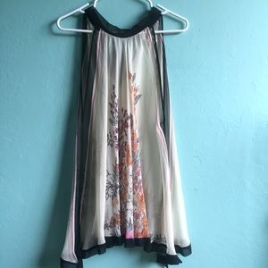Sheer Floral Dress