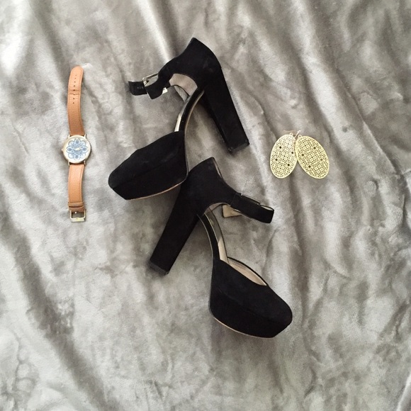 Michael Kors suede heels
