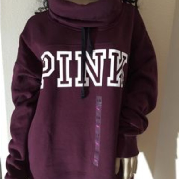 VS Pink Maroon Sweatshirt