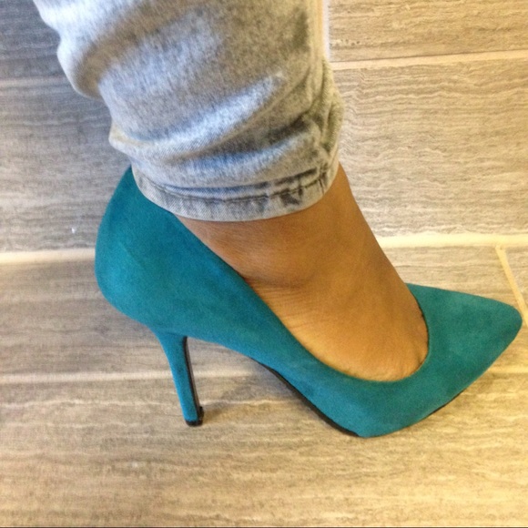 Blue heels