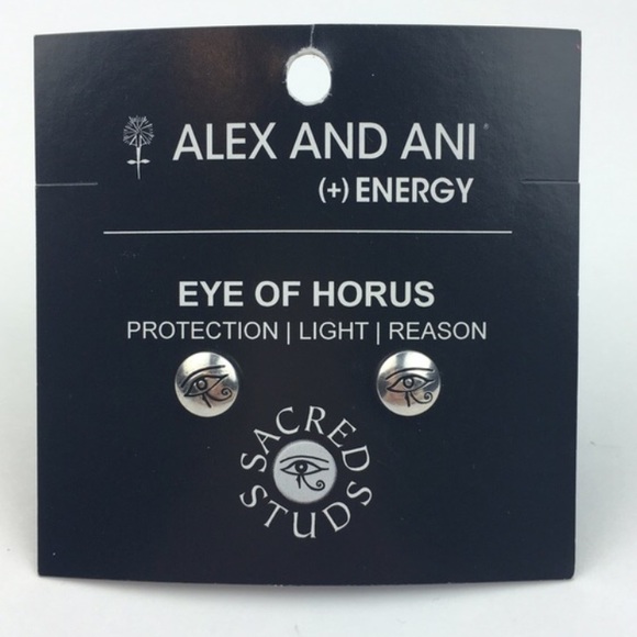 Alex and Ani Jewelry - [Alex & Ani] Eye Of Horus Studs Protection Boho