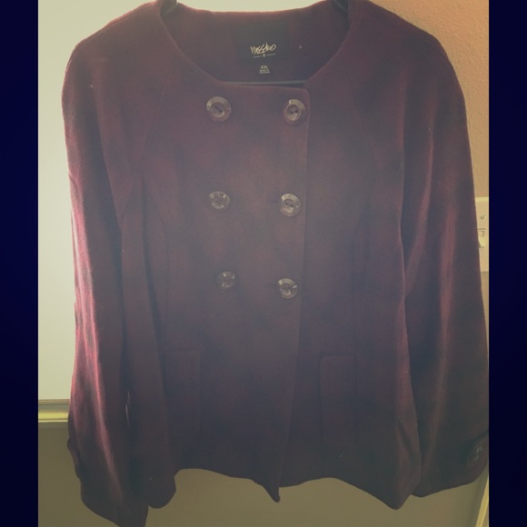 LOWER PRICE!! Mossimo Purple Plaid Wool Jacket