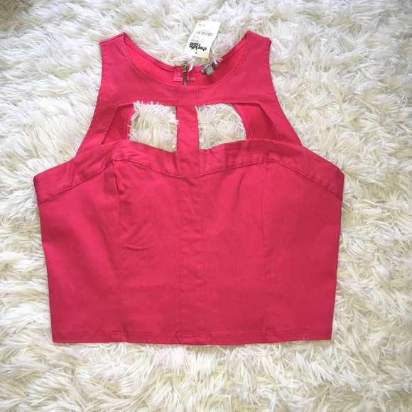 Brand new!! Hot pink crop top 💗