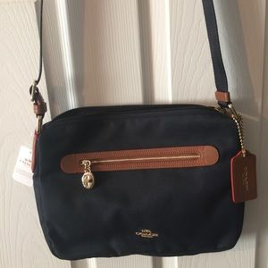 NWT COACH SAWYER CANVAS CROSSBODY