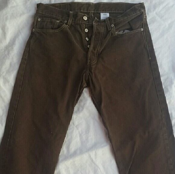🌵🌹Vintage Levi's 501s- brown 32?34 unisex