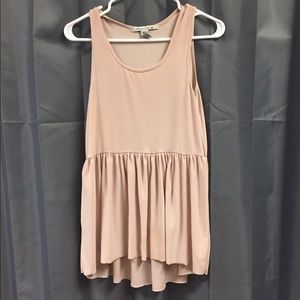 Blush pink silky blouse