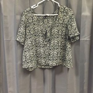 Summer light Victorian detail peasant shirt