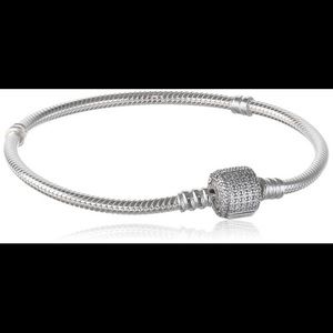 Sterling silver Pandora bracelet