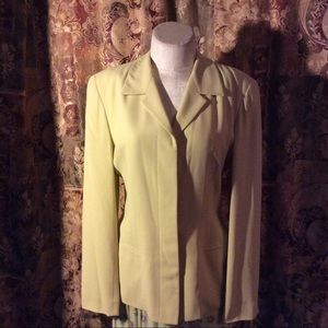 Soft elegant yellow jacket