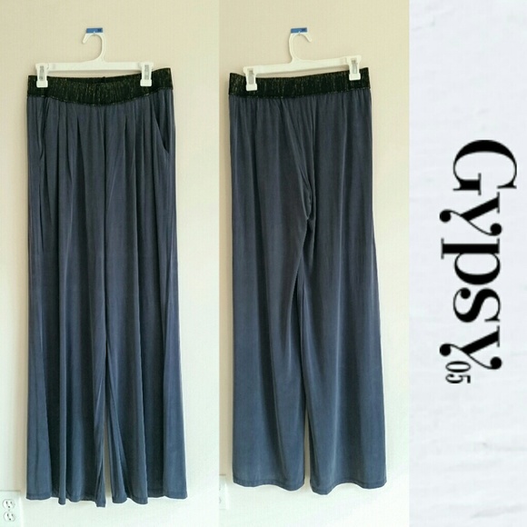 SOLD IN BUNDLE NWOT Soft Palazzo Pant by Gypsy 05 - Picture 3 of 4